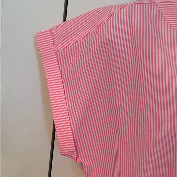 Vineyard Vines Malibu Pink Striped Dress - Picture 6 of 9